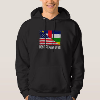 Veste À Capuche Drapeau américain République Centrafricaine Drapea
