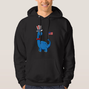 Veste À Capuche Drapeau américain T Rex 4 juillet Dinosaur Garçons