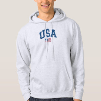 Veste À Capuche Drapeau américain Varsity USA
