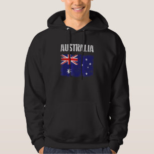 Veste À Capuche Drapeau australien vintage Australie Fierté Usa
