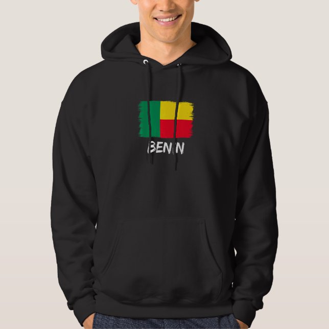 Veste À Capuche Drapeau béninois Bénin (Devant)