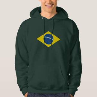 Veste À Capuche Drapeau Brasil