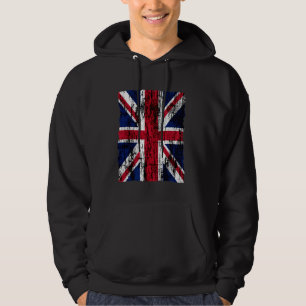 Veste À Capuche Drapeau britannique patriotique - Royaume-Uni vint