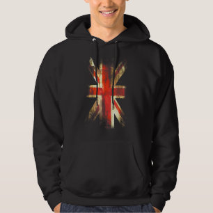 Veste À Capuche Drapeau britannique Union Jack Royaume-Uni Drapeau