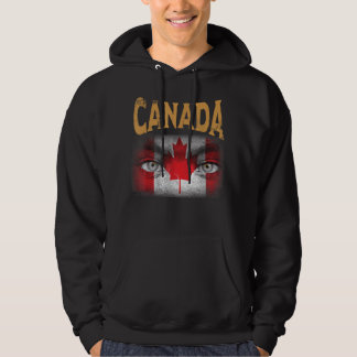 Veste À Capuche Drapeau canadien de football