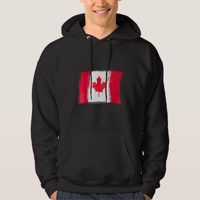 Veste À Capuche Drapeau canadien Drapeau Canada   Canada   (Devant)