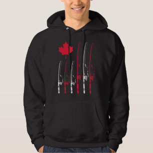 Veste À Capuche Drapeau Canadien Patriotique Pêche Patriot Pêche L