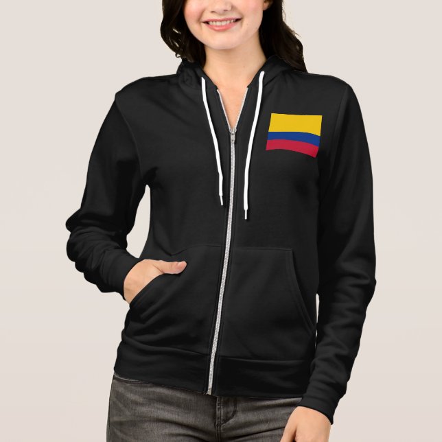 Veste À Capuche drapeau colombien (Devant)