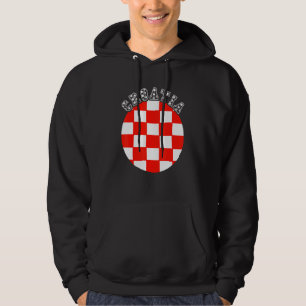 Veste À Capuche Drapeau croate Racines croates Hrvatska Croa