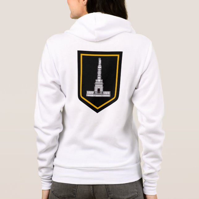Veste À Capuche Drapeau de Baltimore, Maryland  (Dos)