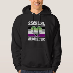 Veste À Capuche Drapeau de fierté asexué aromantique Mignon Esthé
