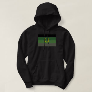 Veste À Capuche Drapeau de fierté de l'uniforme militaire