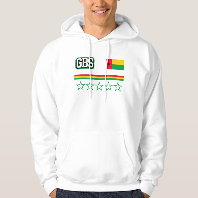 Veste À Capuche Drapeau de Guinée-Bissau (Devant)