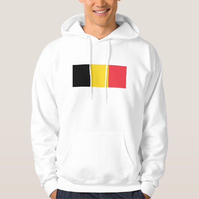 Veste À Capuche Drapeau de la Belgique (Devant)