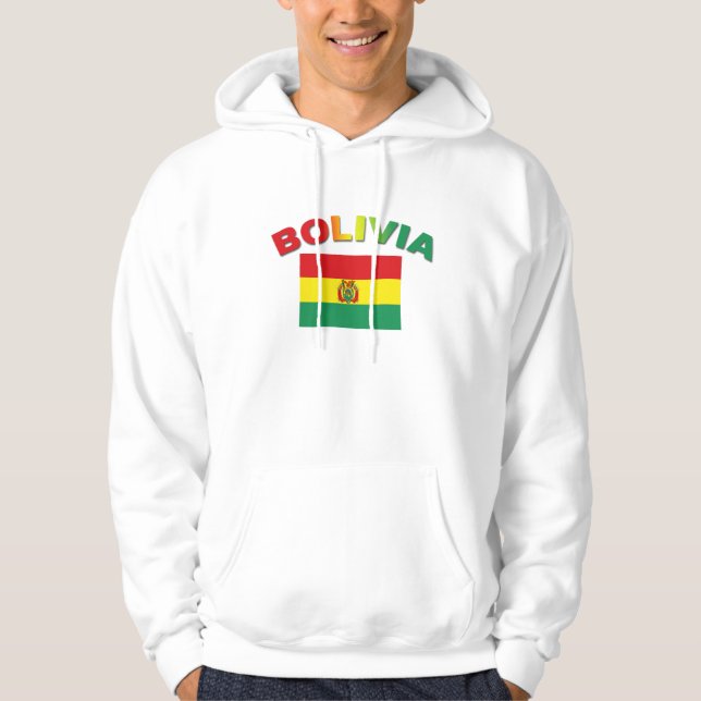 Veste À Capuche Drapeau de la Bolivie (Devant)