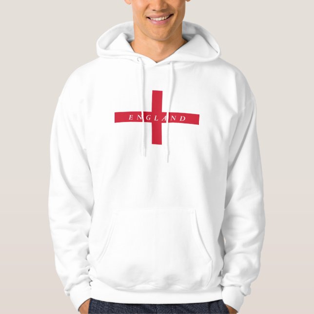 Veste À Capuche Drapeau de la chemise masculine d'Angleterre (Devant)