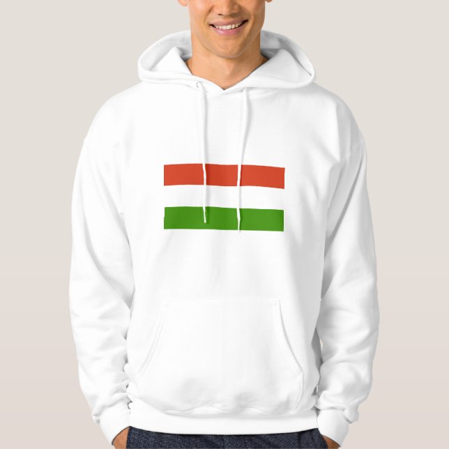 Veste À Capuche Drapeau de la Hongrie (Devant)
