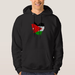Veste À Capuche Drapeau de la Jordanie J'aime la Jordanie est dans