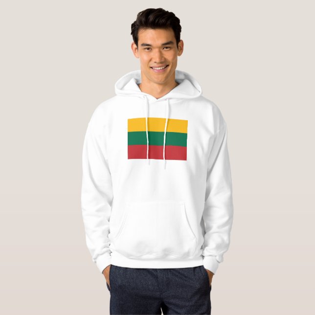 Veste À Capuche Drapeau de la Lituanie (Devant entier)