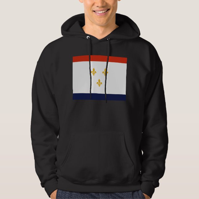 Veste À Capuche Drapeau de La Nouvelle-Orléans (Devant)