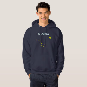 Veste À Capuche Drapeau de l'Alaska