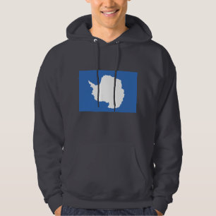 Veste À Capuche Drapeau de l'Antarctique