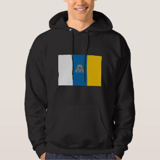 Veste À Capuche Drapeau de l'Îles Canaries