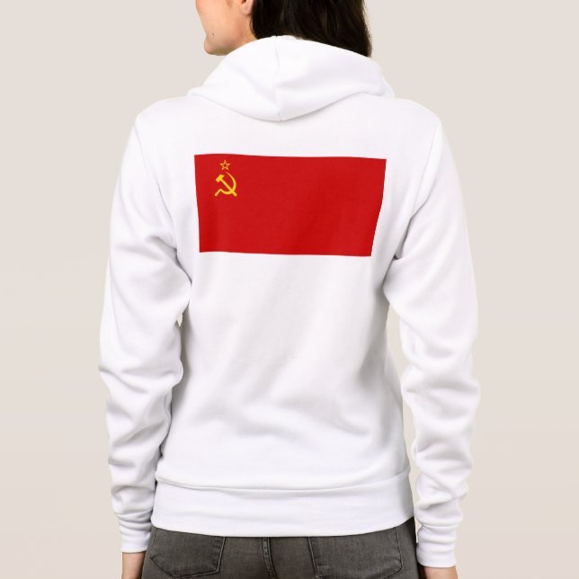 Veste À Capuche drapeau de l'URSS (Dos)