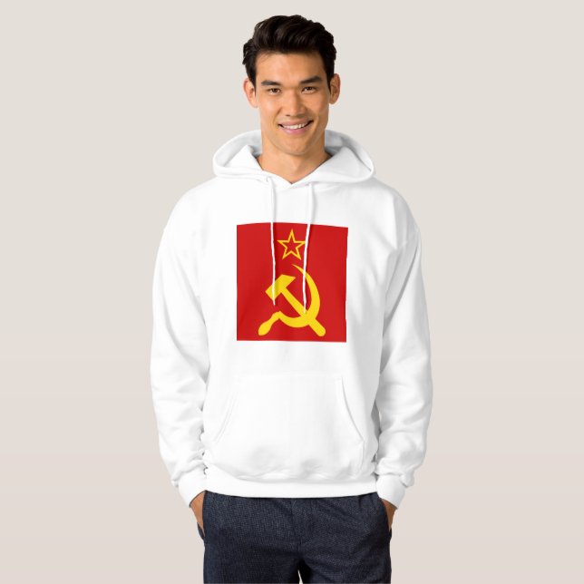 Veste À Capuche Drapeau de l'URSS - Drapeau de l'Union soviétique (Devant entier)