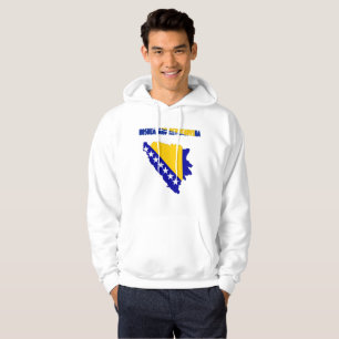 Veste À Capuche Drapeau de pays bosnien
