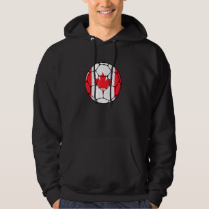 Veste À Capuche Drapeau de soccer canadien Jersey Football Foo can