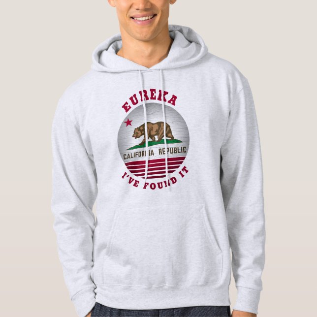 VESTE À CAPUCHE DRAPEAU D'ÉTAT DE CALIFORNIE EUREKA (Devant)