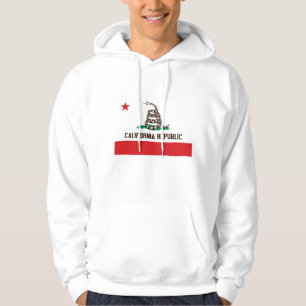 Veste À Capuche DRAPEAU d'ÉTAT de RÉPUBLIQUE de la CALIFORNIE av