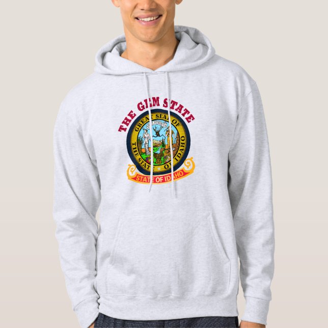 VESTE À CAPUCHE DRAPEAU D'ÉTAT IDAHO CROSSROADS (Devant)