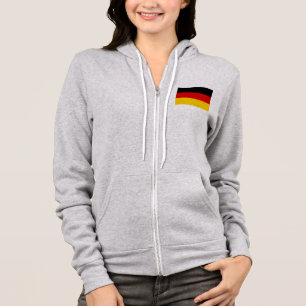 Veste À Capuche Drapeau Deutschland - Allemagne