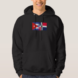 Veste À Capuche Drapeau Dominicain Cubain Cuba République Dominica