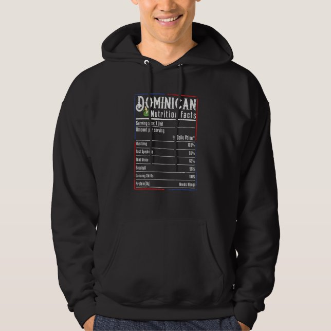 Veste À Capuche Drapeau Dominicain Platano Salami (Devant)