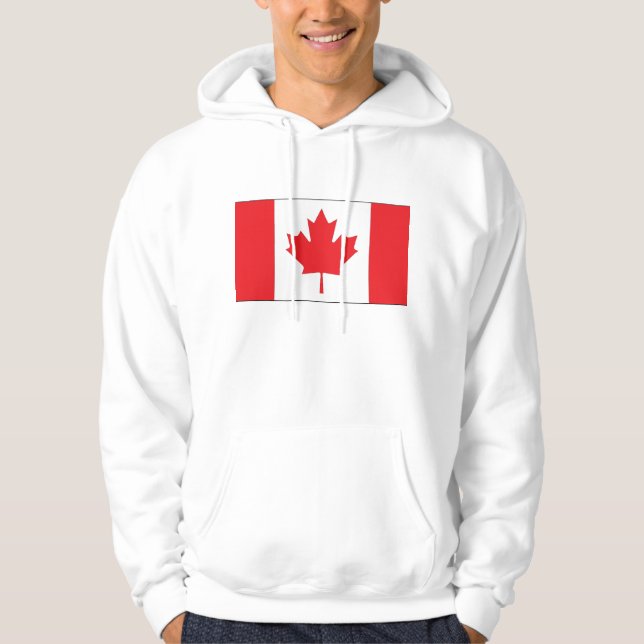 Veste À Capuche Drapeau du Canada (Devant)