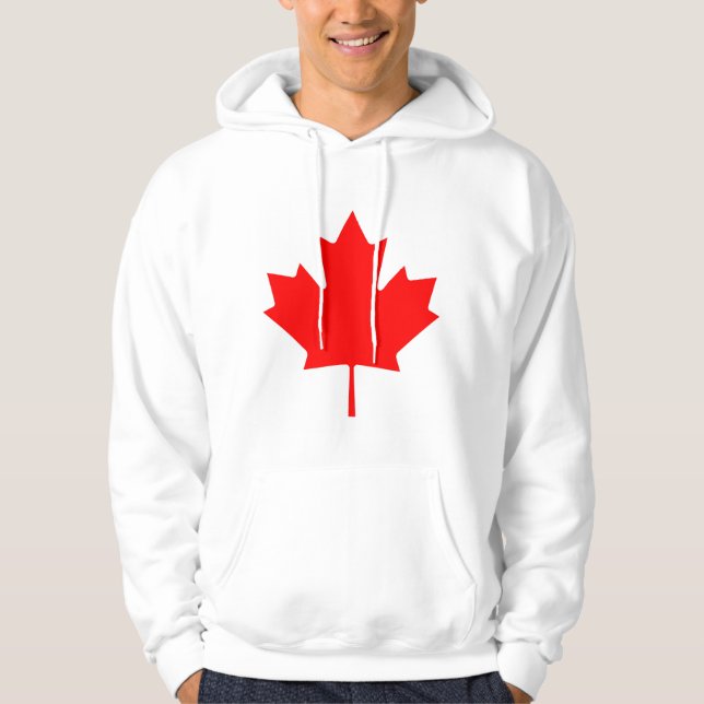 Veste À Capuche Drapeau du Canada (Devant)