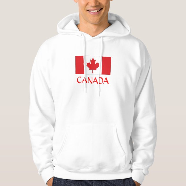 Veste À Capuche Drapeau du Canada (Devant)