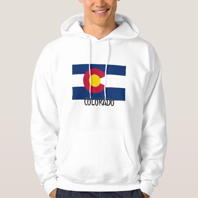 Veste À Capuche Drapeau du Colorado (Devant)