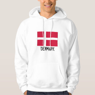 Veste À Capuche Drapeau du Danemark