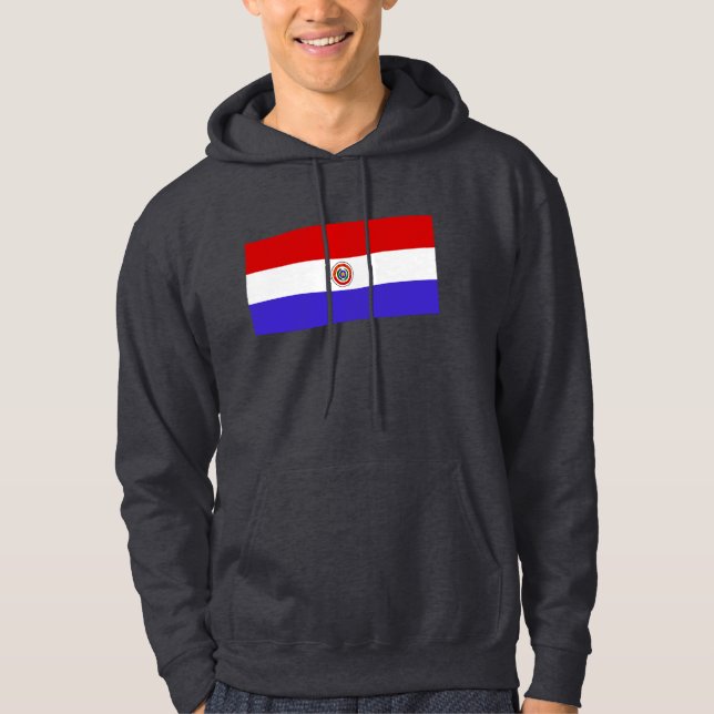 Veste À Capuche Drapeau du Paraguay (Devant)