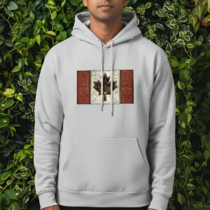 Veste À Capuche Drapeau du patrimoine Art Déco Canada Concepti