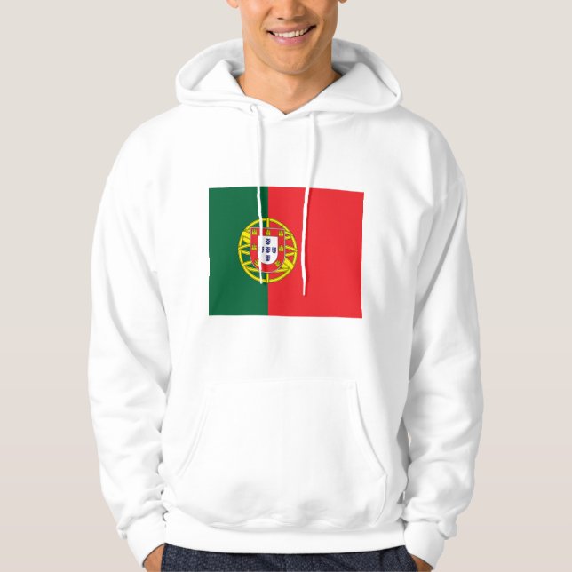 Veste À Capuche Drapeau du Portugal (Devant)