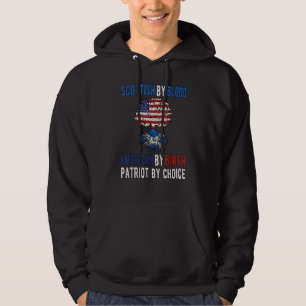 Veste À Capuche Drapeau écossais américain fier Ecosse Usa