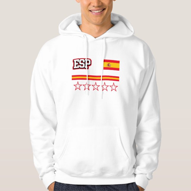 Veste À Capuche Drapeau Espagne (Devant)