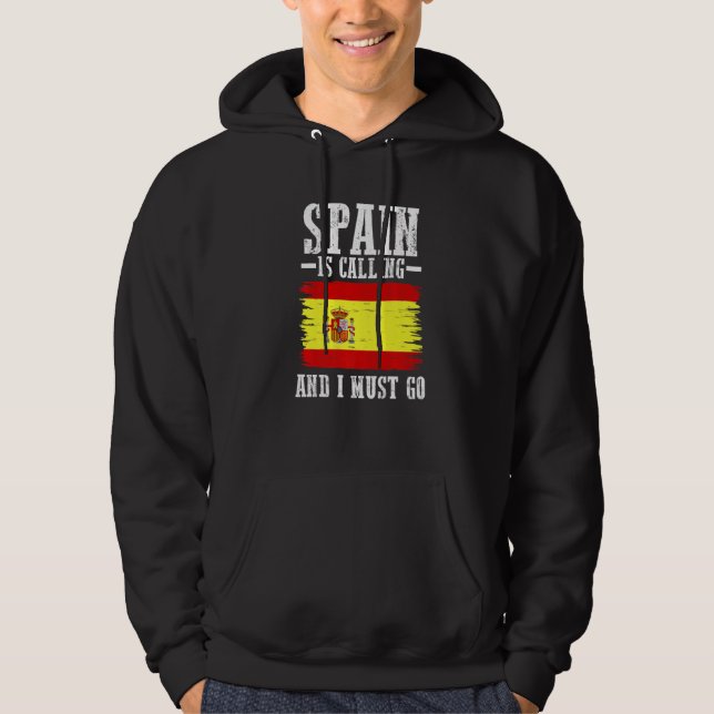 Veste À Capuche Drapeau espagnol Espagne   (Devant)