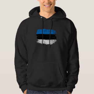 Veste À Capuche Drapeau Estonie vintage Pour Cadeau Estonien