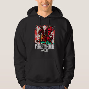 Veste À Capuche Drapeau gallois de Penrhyn-coch Wales Y Ddraig Goc